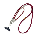 Braided 3-in-1 Mobile Strap - 90cm / 30cm - Red