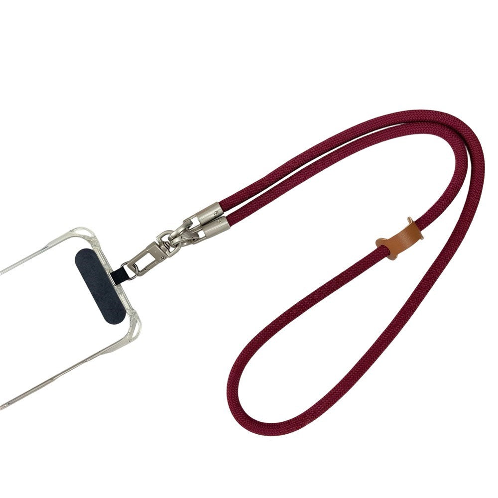 Braided 3-in-1 Mobile Strap - 90cm / 30cm - Red