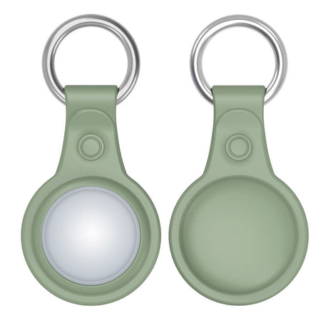 DUX DUCIS AirTag Plastic Keychain w. Carabiner - 4-Pack - Black / Blue / Purple / Green