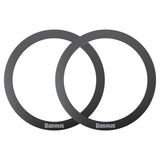 Baseus MagSafe Compatible Magnetic Rings - 2 Pack - Black