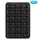 Silicone Suction Cup Mobile Holder - 10-Pack - Black