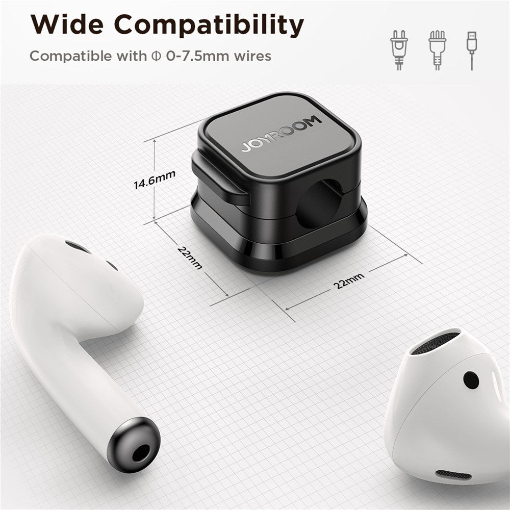 JOYROOM Magnetic Cable Holder – 3 pcs – White