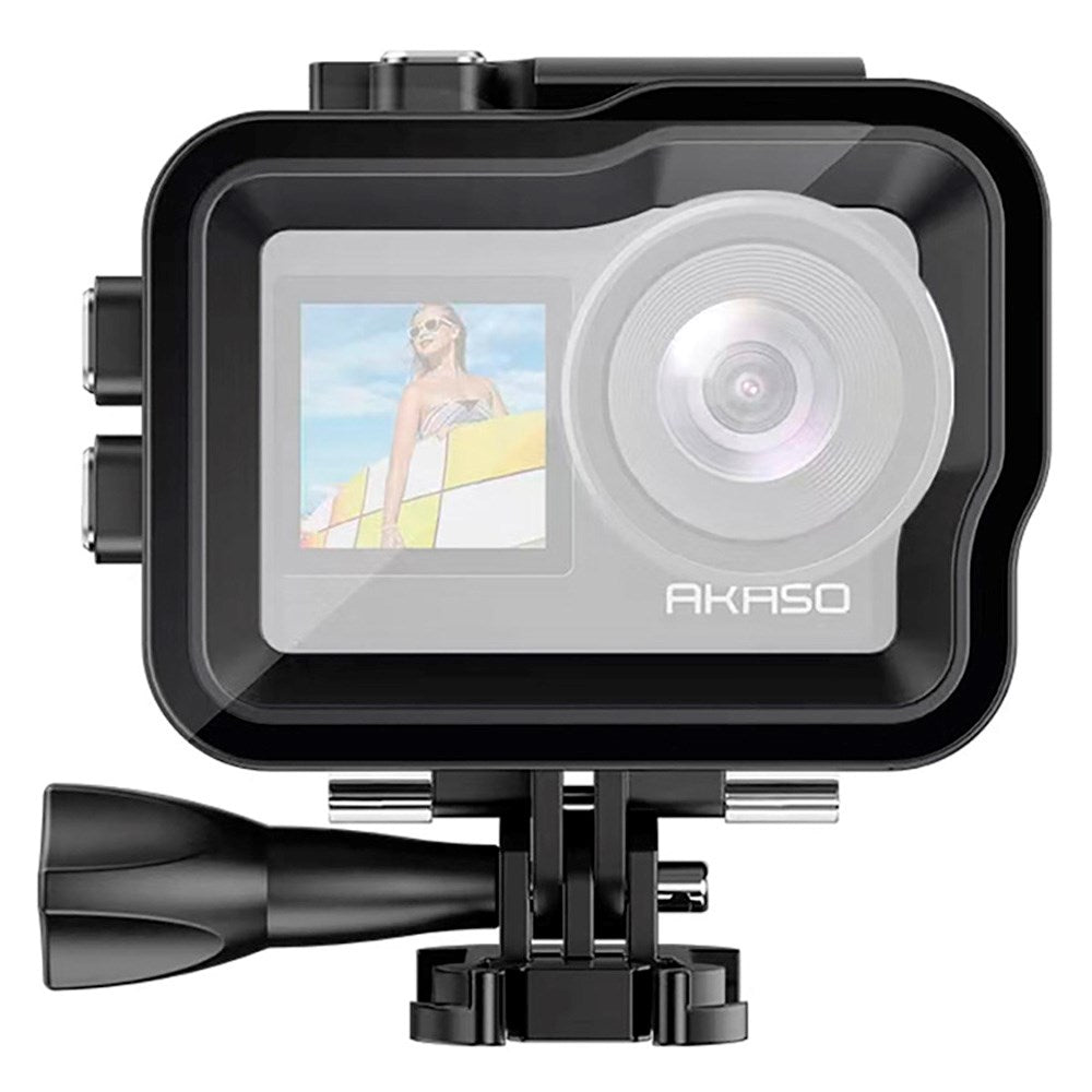 AKASO Brave 7 Waterproof Action Camera Cover - Transparent / Black