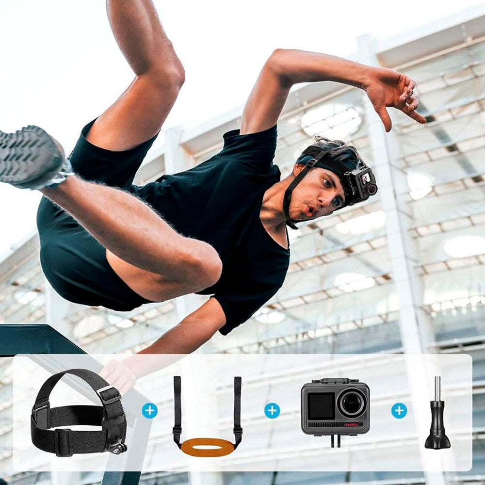 AKASO Action Camera Accessories for Parkour - Black