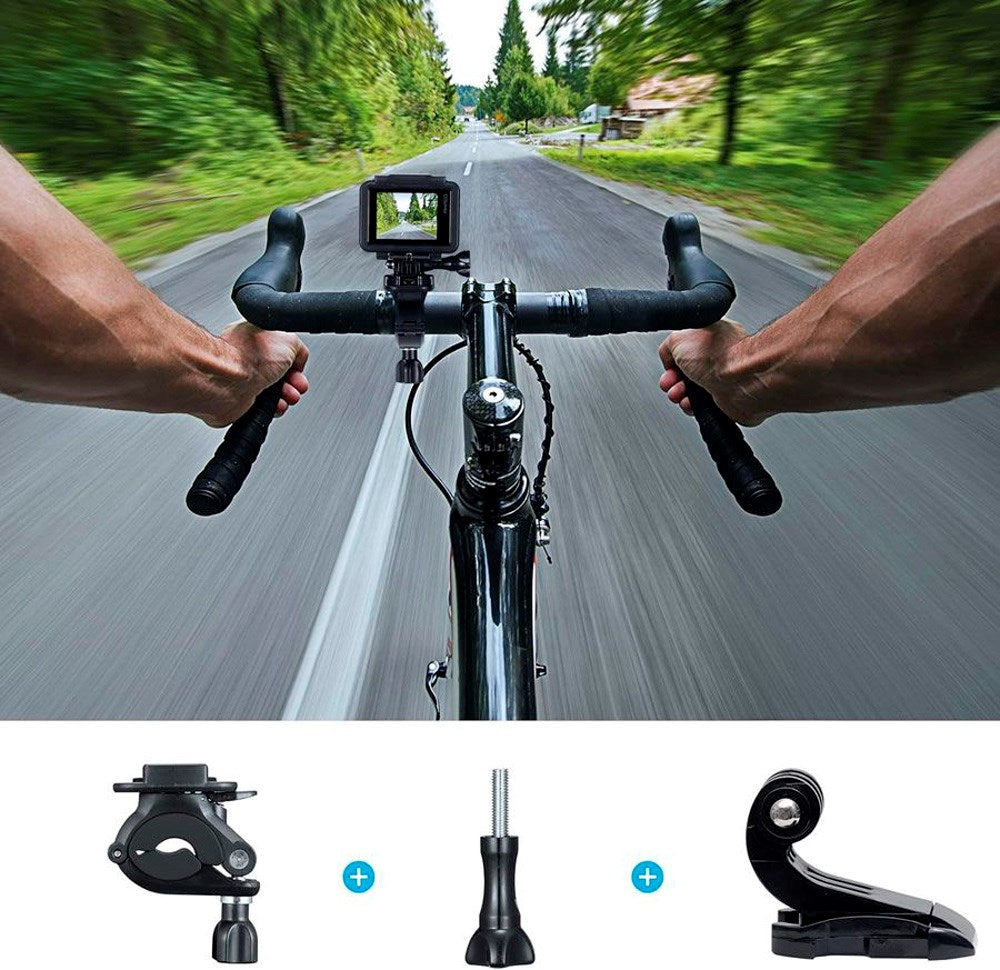 AKASO Action Camera Accessories for Bike - Black