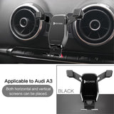 Phone Holder for Car - Audi A3 / S3 (2014 - 2020) - Black