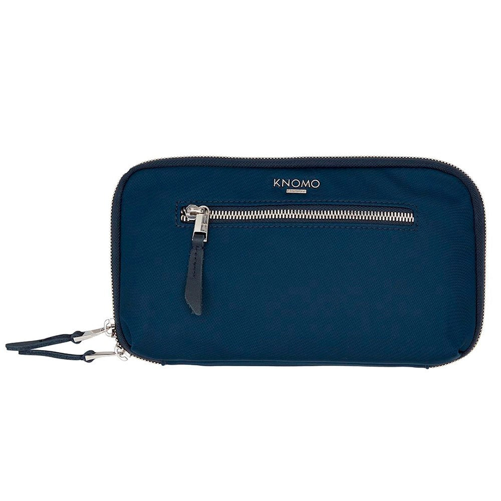 Knomo Knomad Travel Wallet Organiser - Dark Navy Blazer - Blue