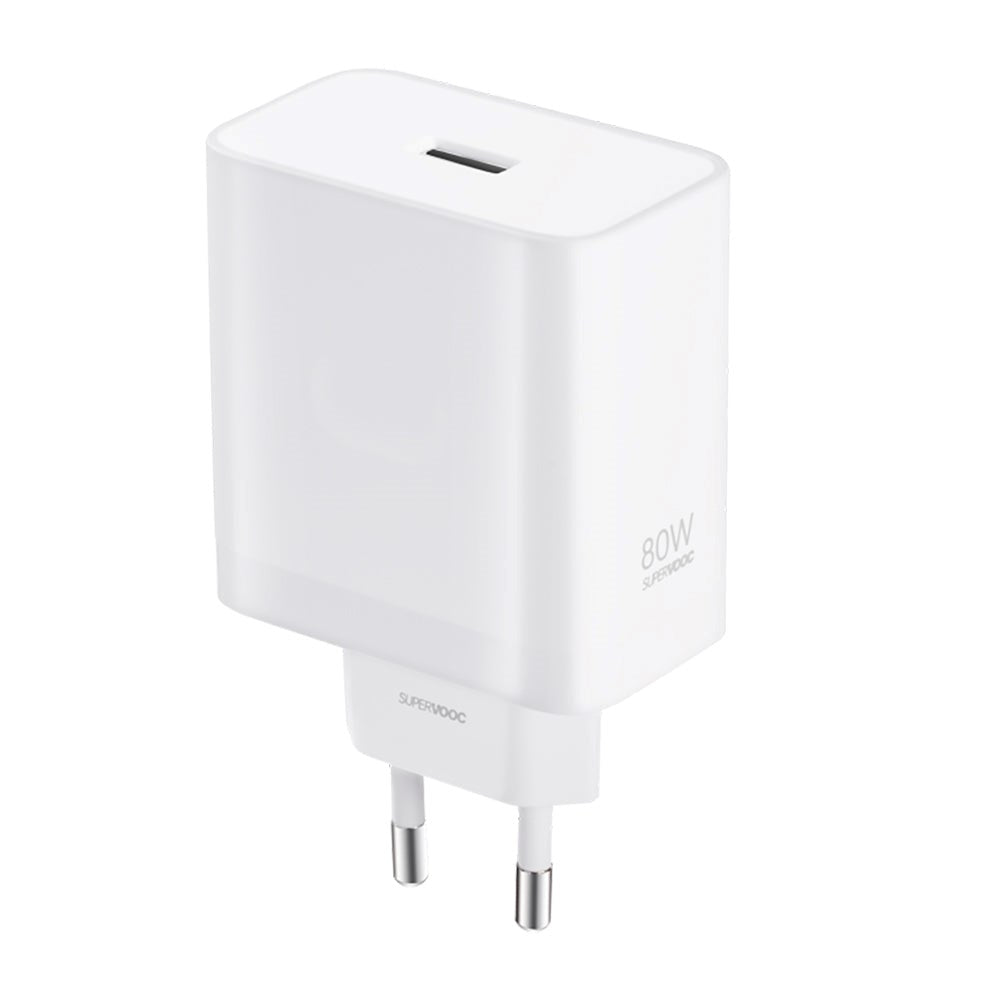 Original OnePlus Supervooc 80W Adapter USB-A - White