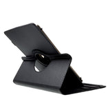 Universal Leather Case w. 360 Degree Stand 9-10.5" Black