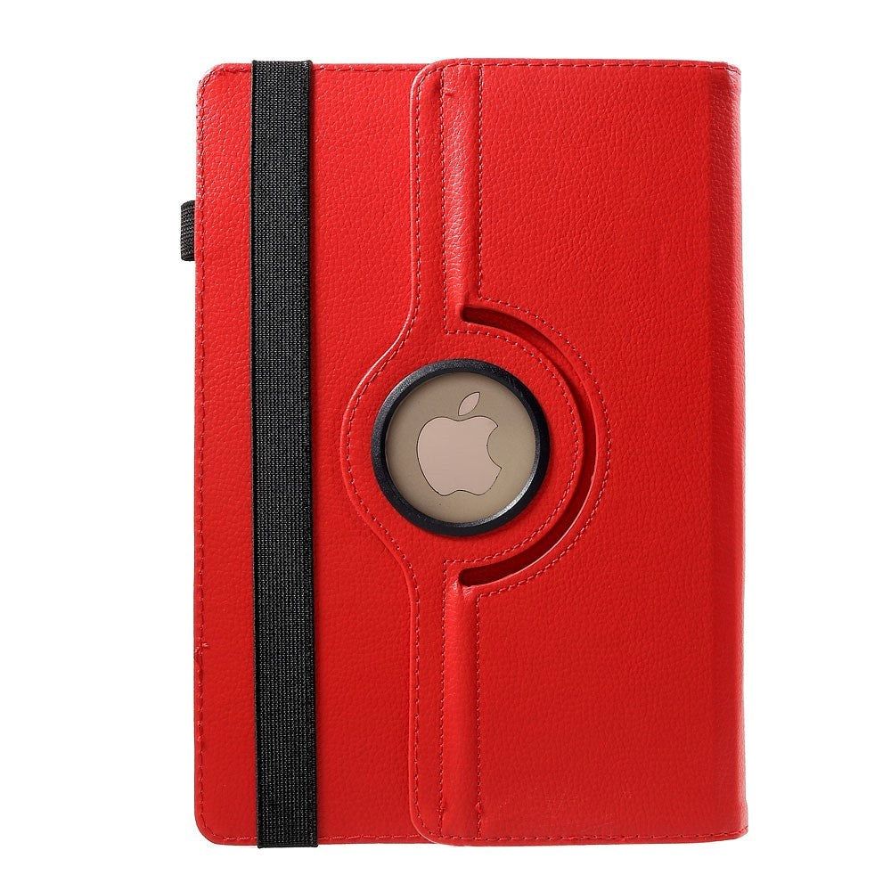 Universal Leather Case w. 360 Degree Stand 9-10.5" Red