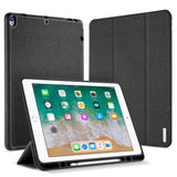 iPad Pro 12.9" (2017) Fabric Texture Case - DUX DUCIS DOMO Series Quality Case - Black