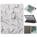 iPad Case - Sindal Marble Series Total Protection Case - Grey