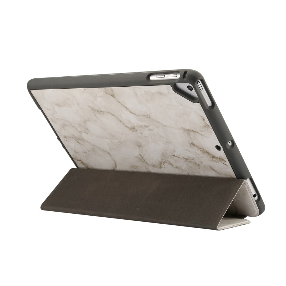 iPad Case - Sindal Marble Series Total Protection Case - Sand Grey