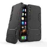 iPhone XR Tough Case w. Foot Black