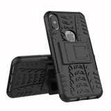 iPhone X / XS Cool Tyre Tough Case w. Stand Black