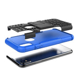 iPhone X / XS Cool Tyre Tough Case w. Stand Blue