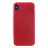 Apple iPhone Xs Max Ultra Thin Plastic Case - Red