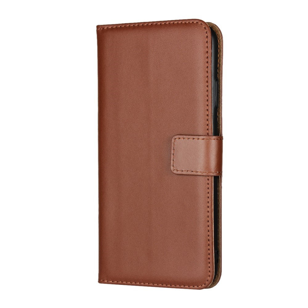 EIDERWOOD iPhone XS Max Leather Flip Case w. Wallet & Stand Function - Brown