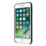 EIDERWOOD iPhone 8 Plus / 7 Plus Lined Silicone Case - Dark Brown