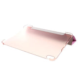 iPad Pro 11" (2018) Tri-fold Leather Stand Case w. Transparent Back Pink