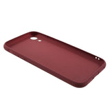 EIDERWOOD iPhone XR Matte Flexible Plastic Case - Dark Red