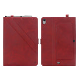 iPad Pro 11" (2018) Exclusive Multifunctional Leather Case - Red