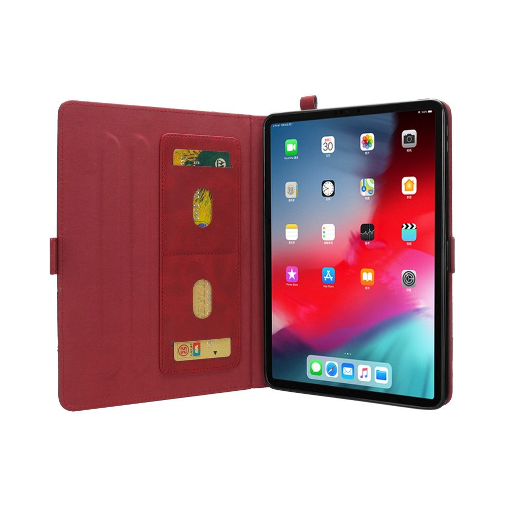 iPad Pro 11" (2018) Exclusive Multifunctional Leather Case - Red