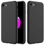 iPhone SE (2022 / 2020) / 8 / 7 Soft Silicone Case - Black Vol. 2