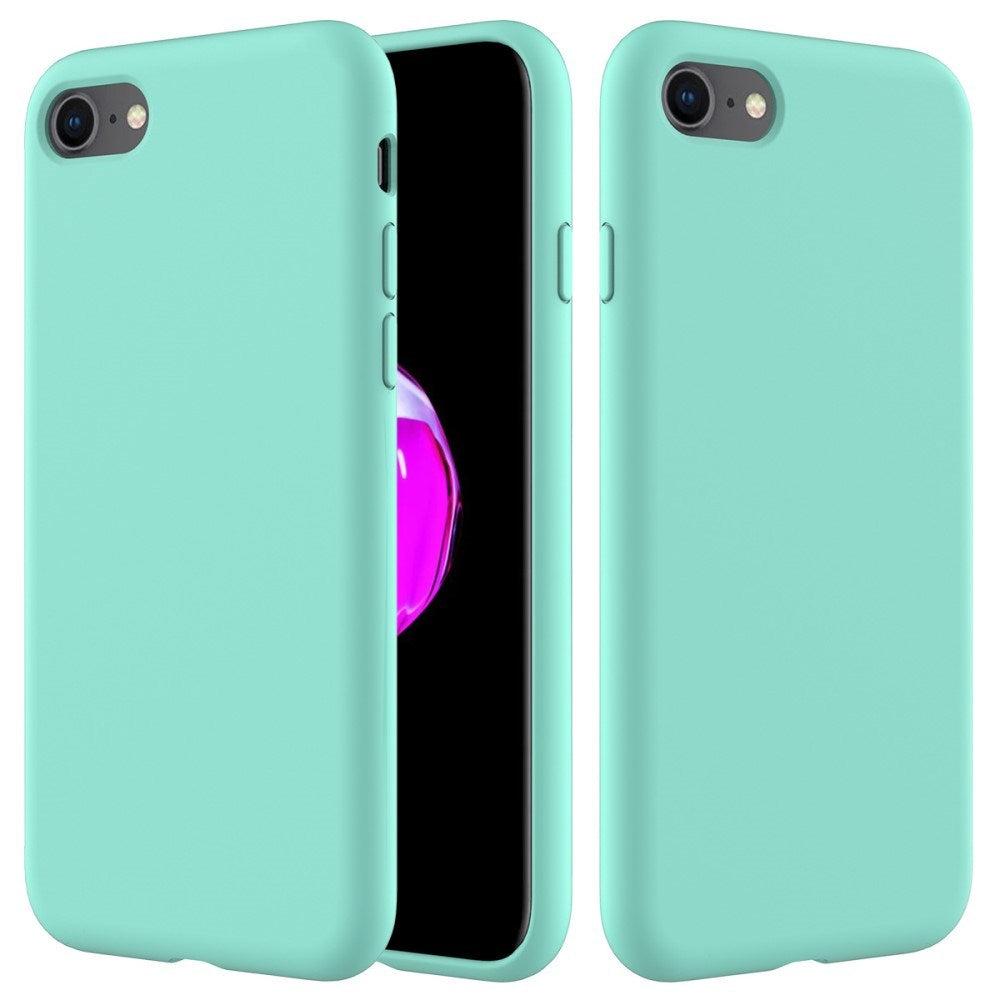 iPhone SE (2022 / 2020) / 8 / 7 Soft Silicone Case - Cyan Vol. 2