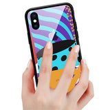 iPhone XS Max NXE Flexible Fashion Case w. Back Glass - Blue