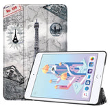 iPad Mini 4 / iPad Mini (2019) Leather Case w. Fold & stand function - Eiffel