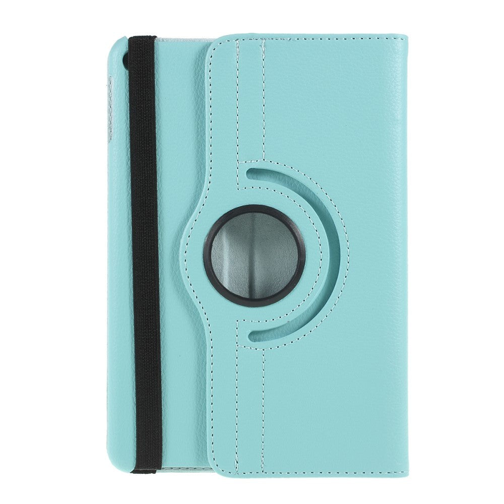 iPad Mini 4 Leather Case w. 360⁰ Stand function - Light blue