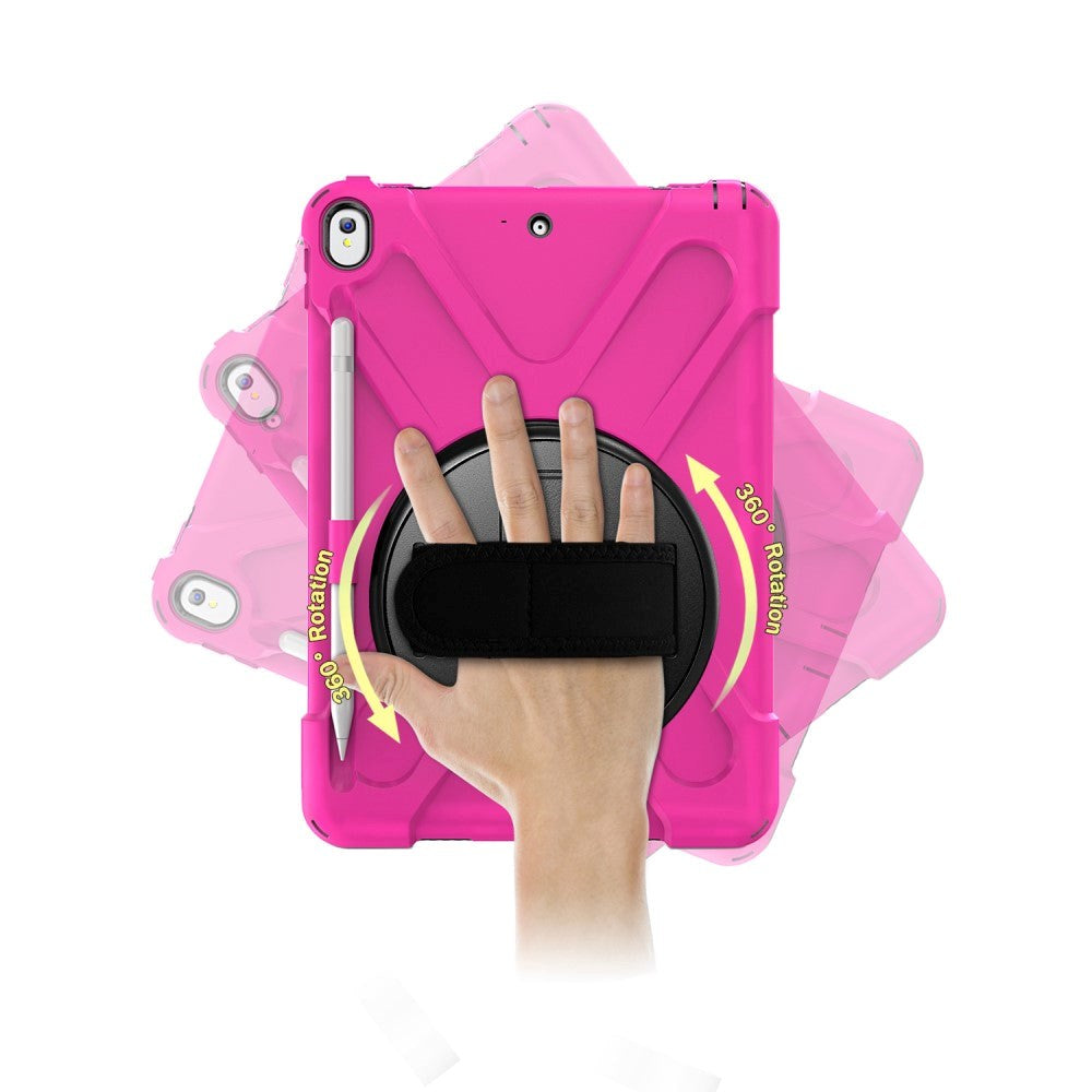 iPad Air (2019) Tough Case w. 360⁰ Stand & Hand Holder - Pink