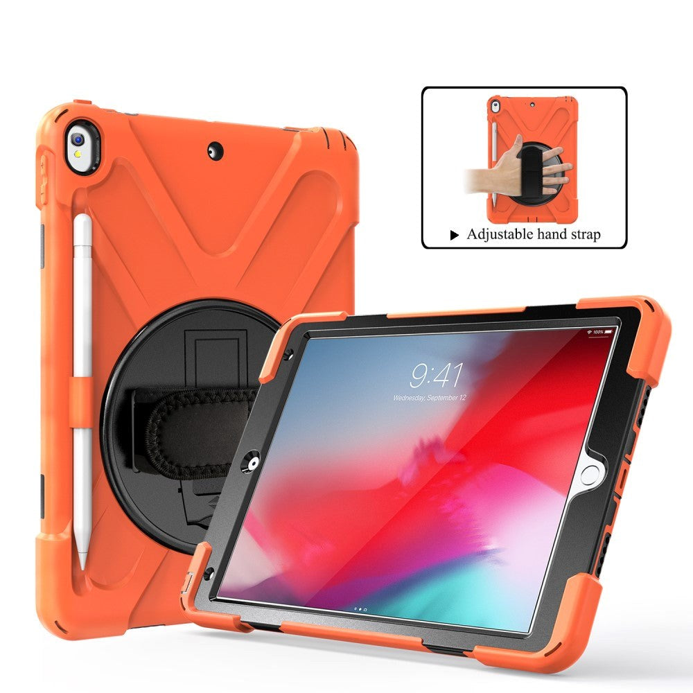 iPad Air (2019) Tough Case w. 360⁰ Stand & Hand Holder - Orange