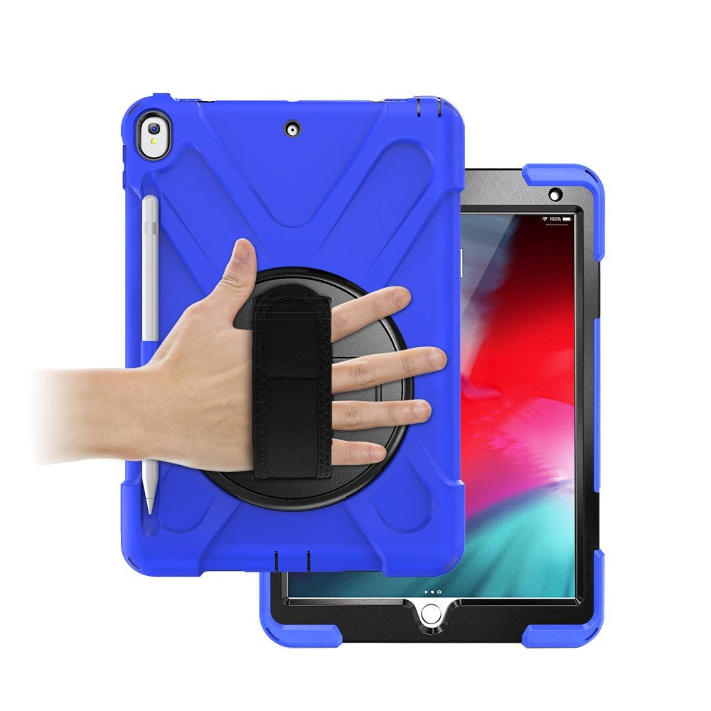 iPad Air (2019) Tough Case w. 360⁰ Stand & Hand Holder - Blue