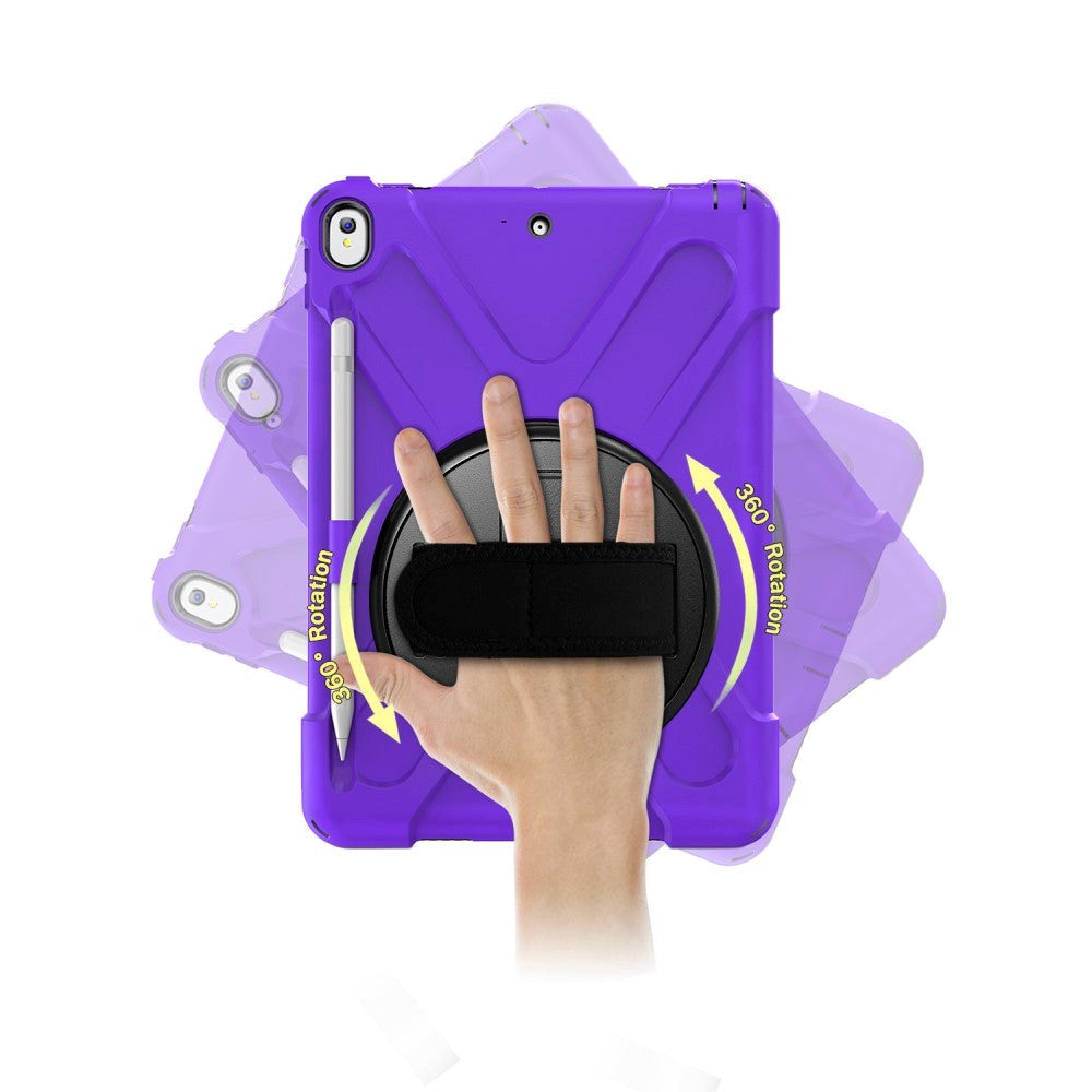 iPad Air (2019) Tough Case w. 360⁰ Stand & Hand Holder - Purple