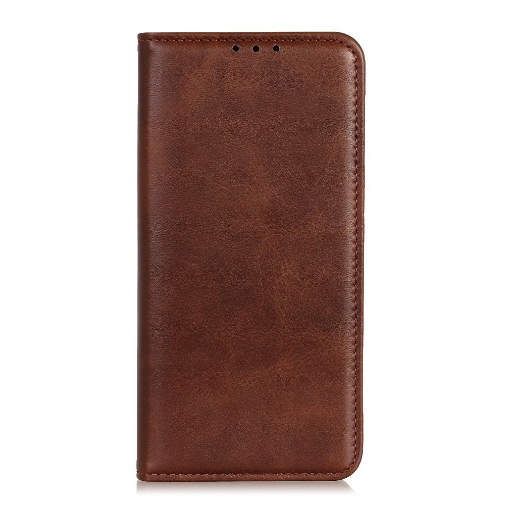 iPhone 11 Magnetic Leather Wallet Case Brown