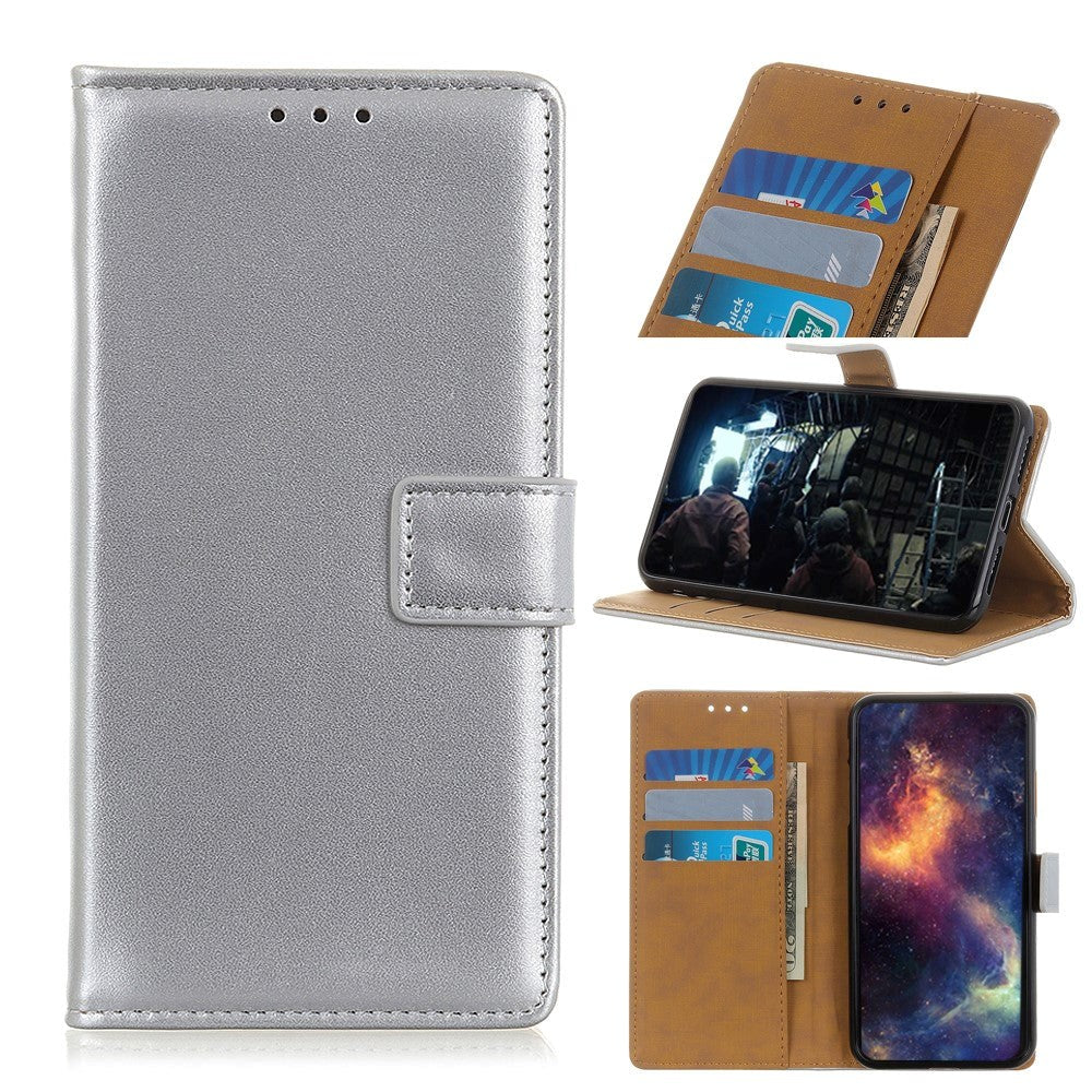 iPhone 11 Pro Slim Wallet Leather Case Silver