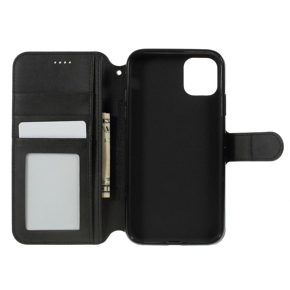 iPhone 11 AZNS Leather Wallet Case Black