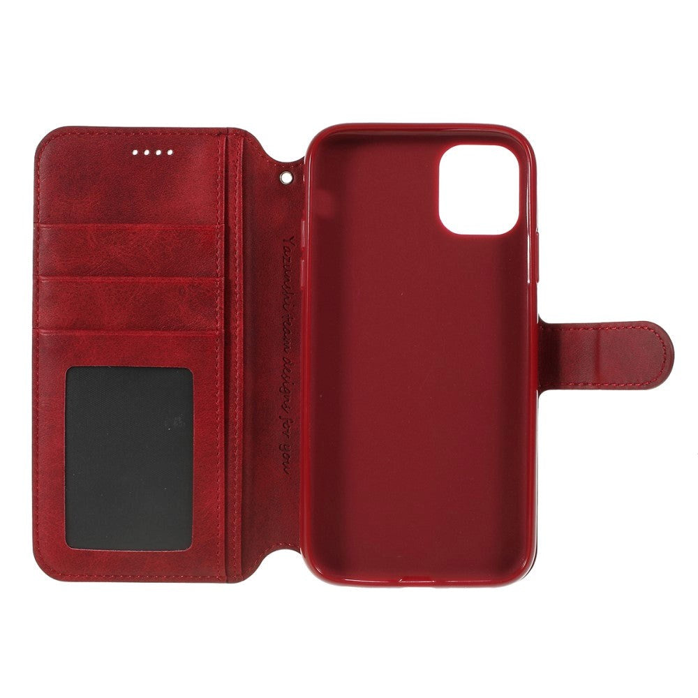 iPhone 11 AZNS Leather Wallet Case Red