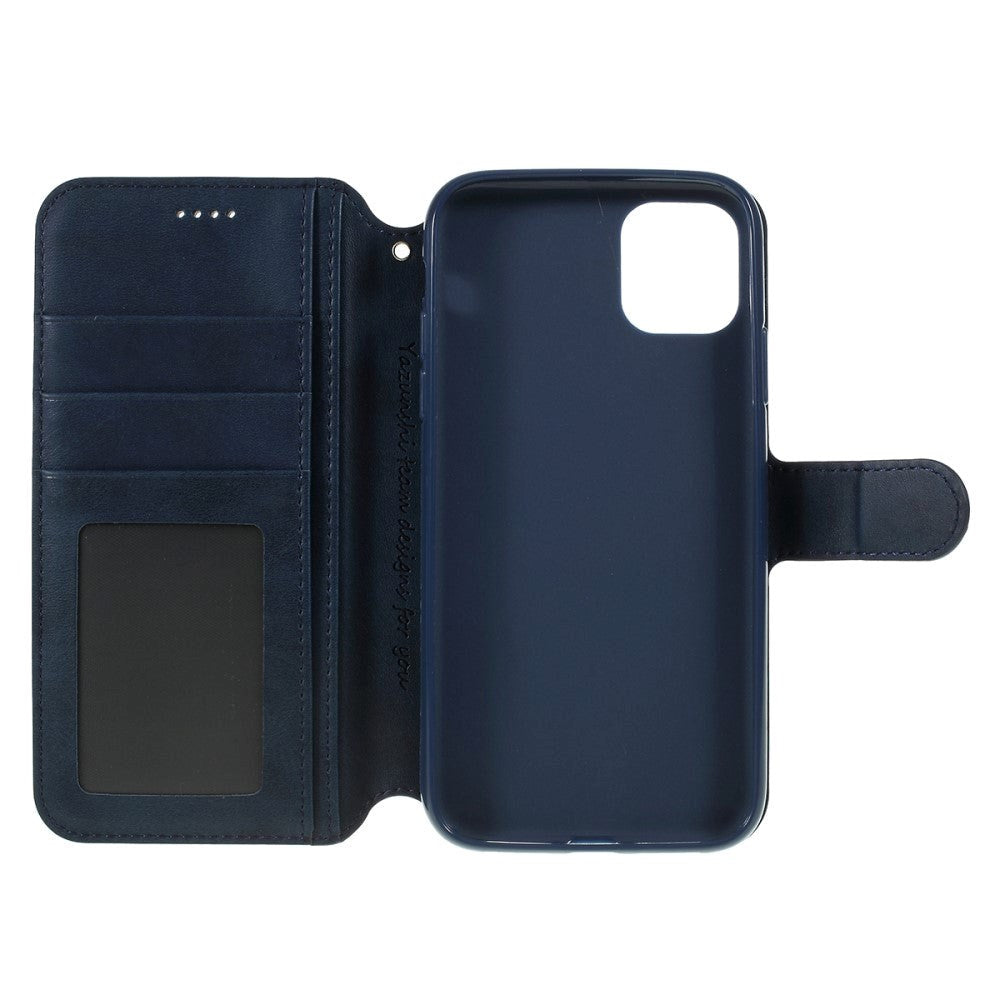 iPhone 11 AZNS Leather Wallet Case Blue