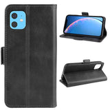 iPhone 11 Leather Stand Wallet Case Black