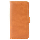 iPhone 11 Leather Stand Wallet Case Light Brown