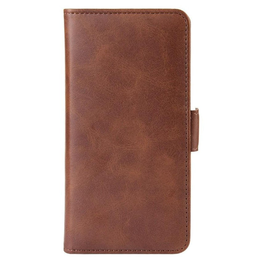 iPhone 11 Leather Stand Wallet Case Brown