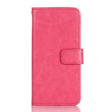 iPhone SE / 5 / 5s Wallet Leather Case Pink