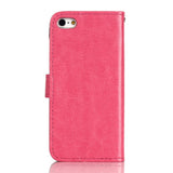 iPhone SE / 5 / 5s Wallet Leather Case Pink