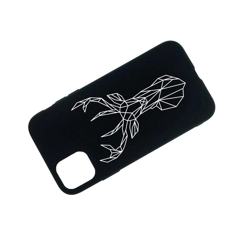 iPhone 11 Flexible Plastic Case - Geometric Deer