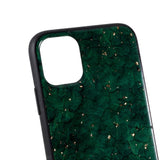 iPhone 11 Pro Max Case w. Plastic Back - Green Epoxy