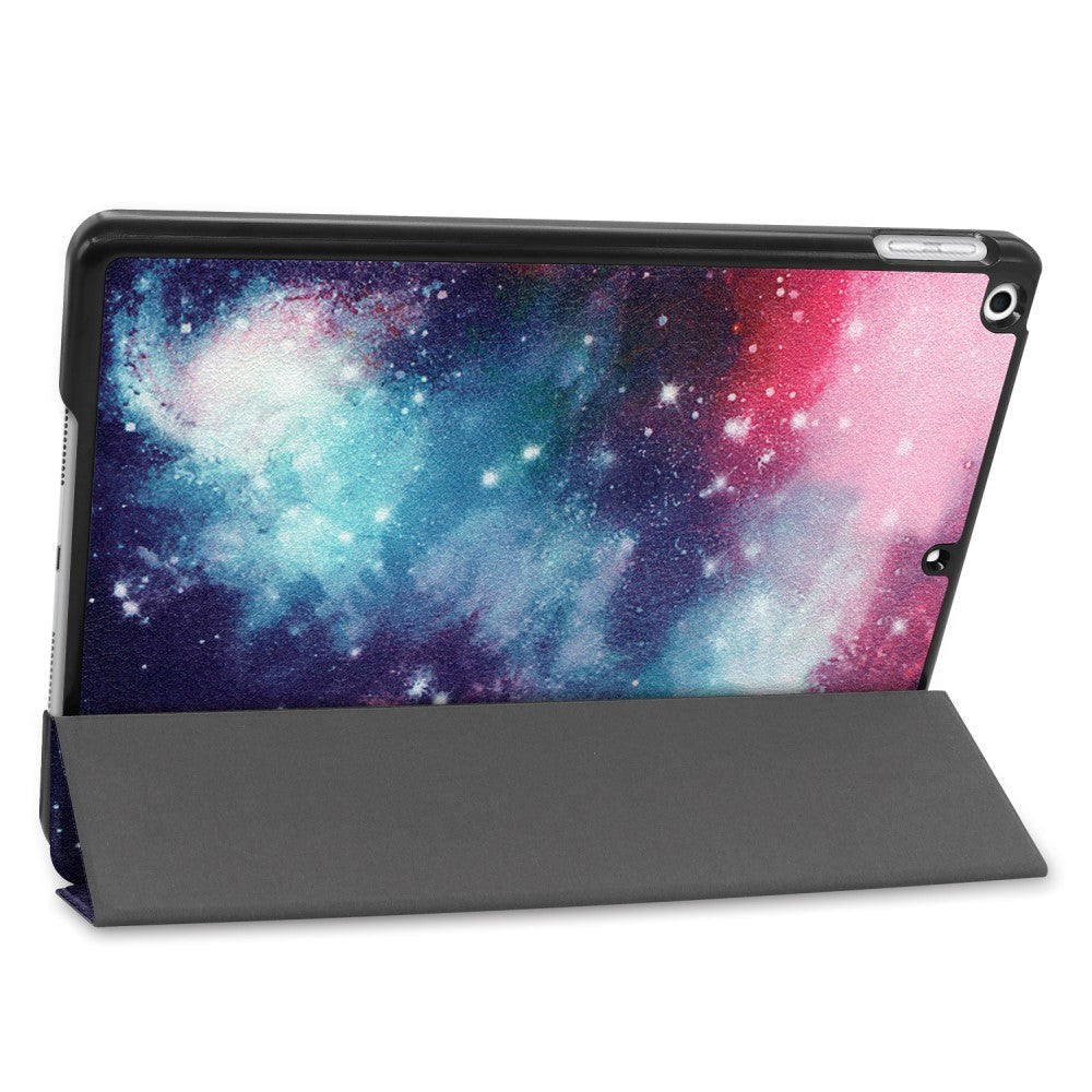 iPad 10.2" (2021 / 2020 / 2019) Leather Case w. Tri-fold - "Galaxy"