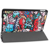 iPad 10.2" (2021 / 2020 / 2019) Leather Case w. Tri-fold Stand - Cartoon